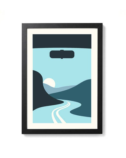 Moving Through The Mountains Art Print A4