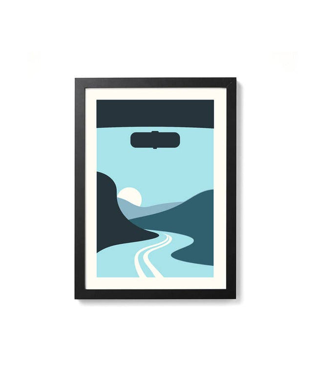 Moving Through The Mountains Art Print A4