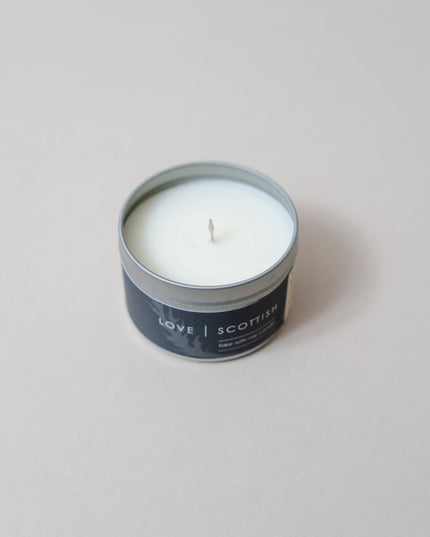 Smoked Oak Scented Candle Tin