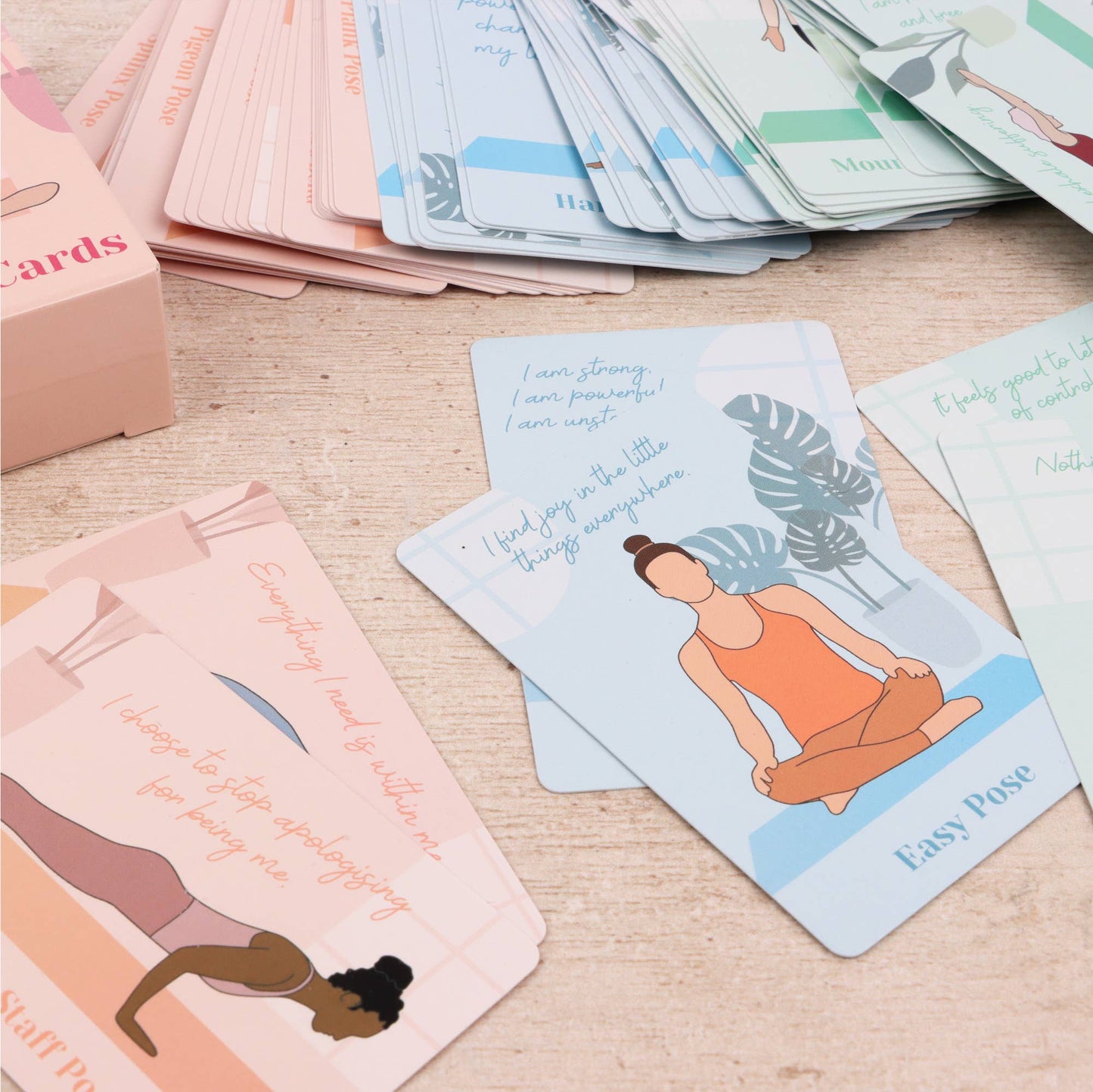 Affirmation Yoga Pose Cards