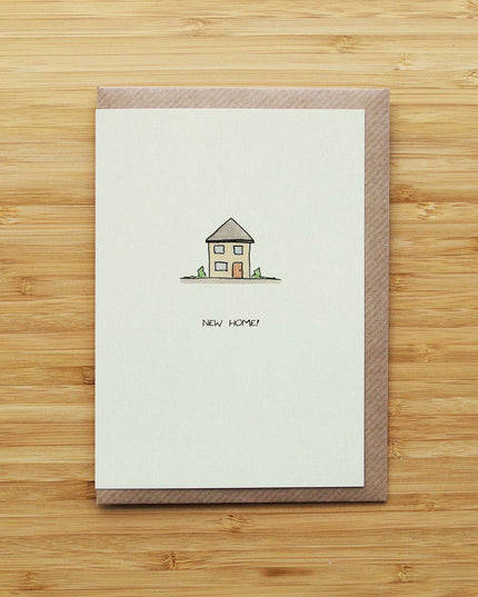 New Home Card - New House - Recycled Card