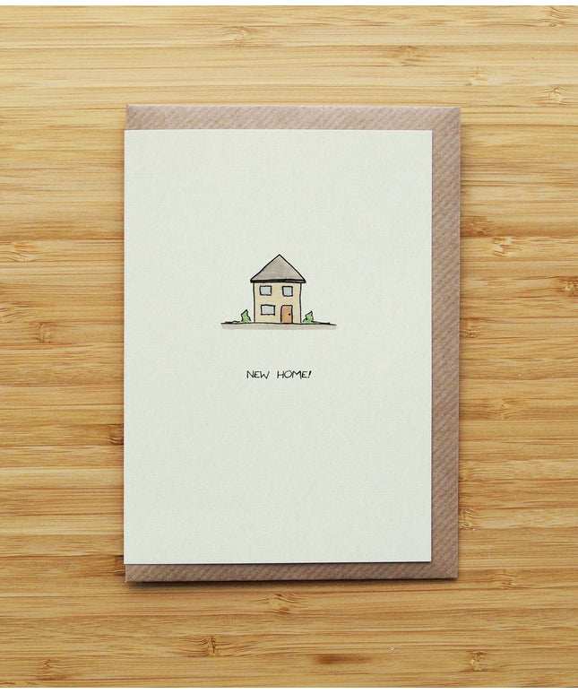 New Home Card - New House - Recycled Card