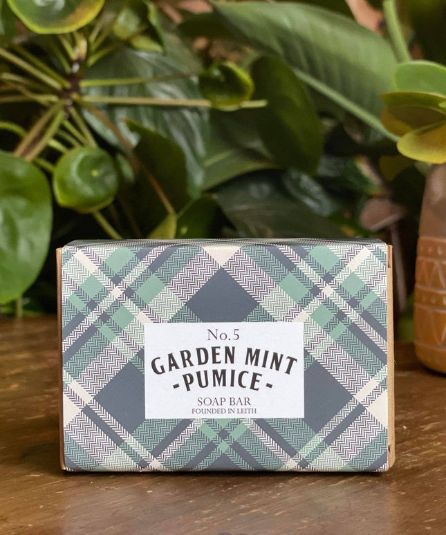 Tartan Soap Bar - Garden Mint & Pumice