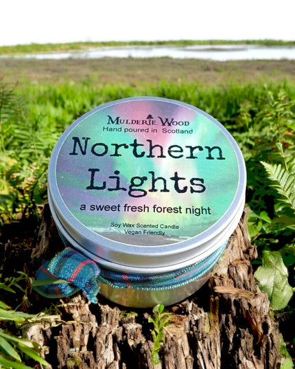 Northern Lights (Aurora) Fresh Pine Scottish Gift Candle