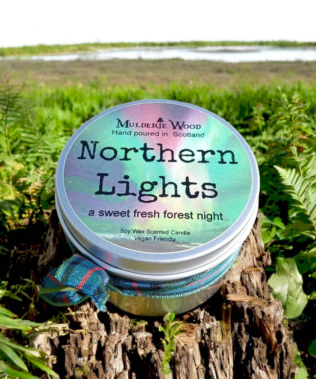 Northern Lights (Aurora) Fresh Pine Scottish Gift Candle