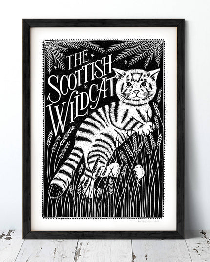 Scottish Wildcat Print - A4