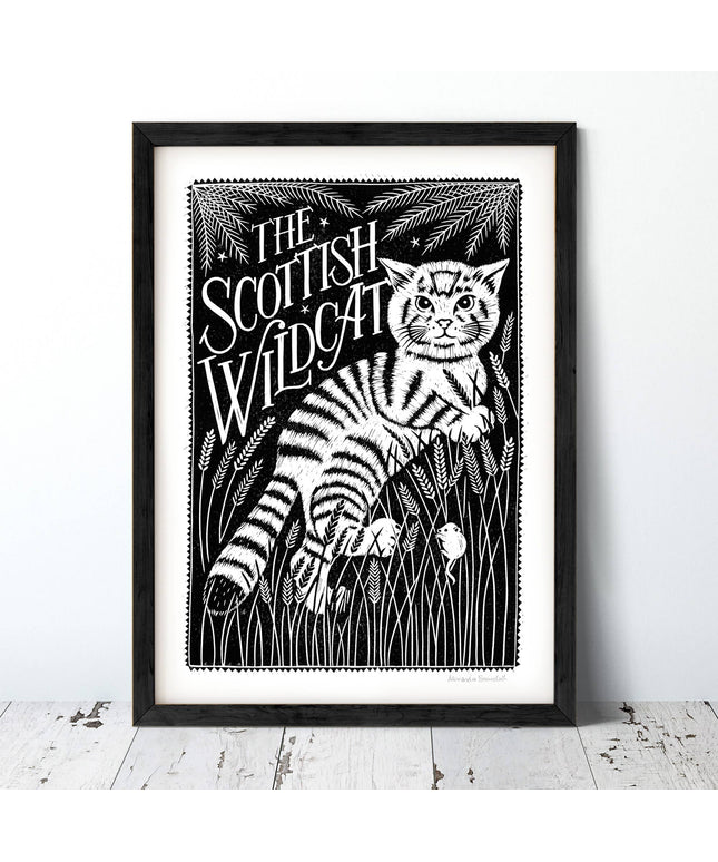 Scottish Wildcat Print - A4