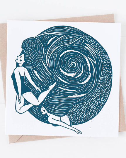 Siren's Song Card *folklore, myth, mermaid, wild swimming*
