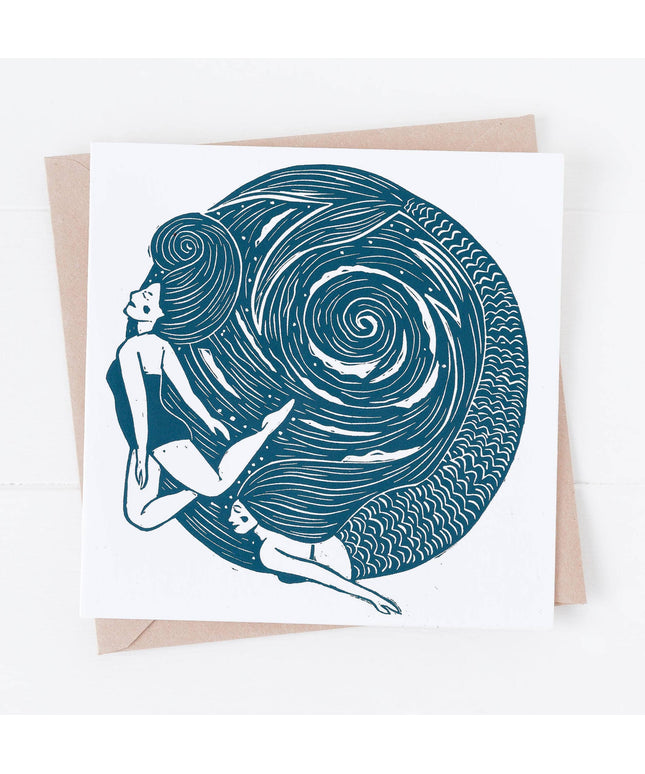 Siren's Song Card *folklore, myth, mermaid, wild swimming*