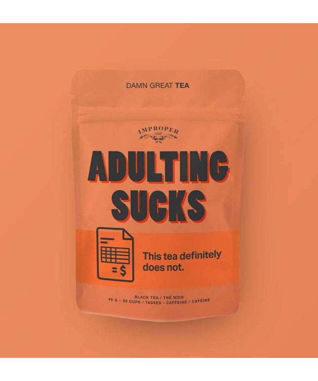 Adulting Sucks Bag of Tea