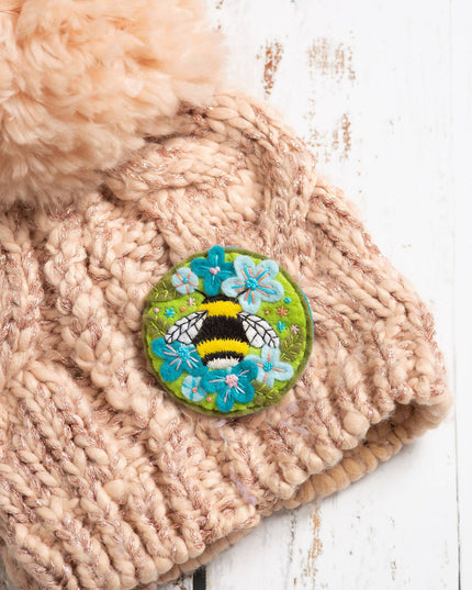 Bumblebee Felt Craft Brooch Kit | Complete Craft Kit