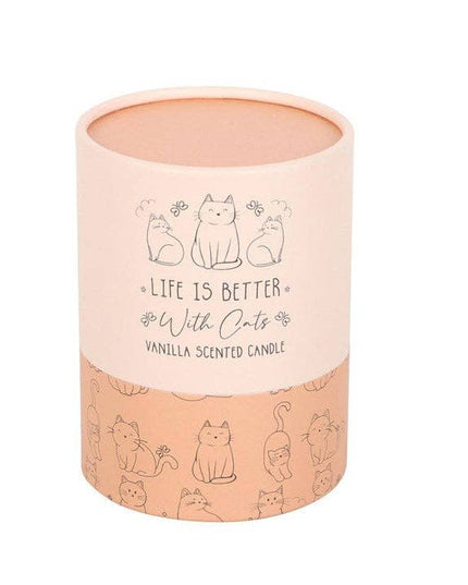 Life Is Better With Cats Vanilla Candle