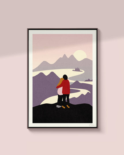 Hold Me Tight * Mountains * A4 Print