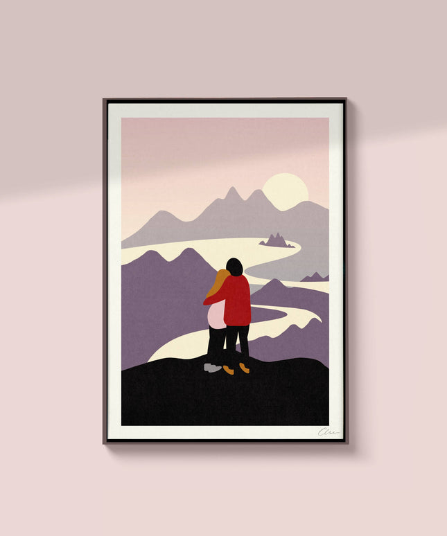 Hold Me Tight * Mountains * A4 Print