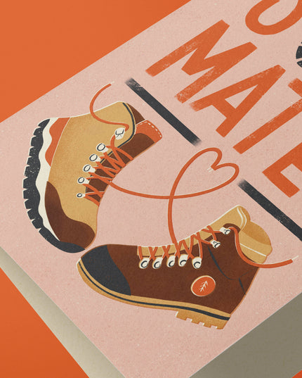 Sole Mates | Hiking Love Greeting Card