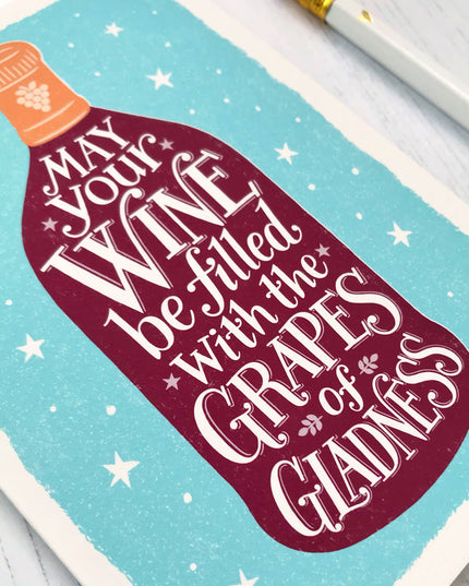 Funny Wine Quote Card