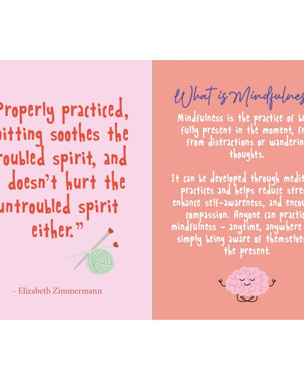 Mindful Knits Gift Book: Mindfulness & Knitting Patterns