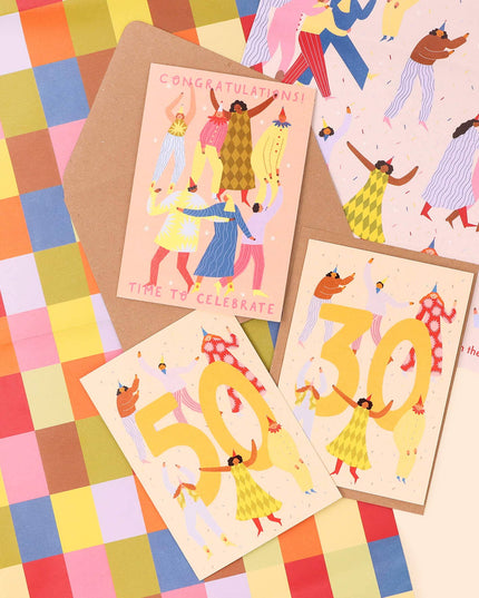 Time To Celebrate Congratulations Card | Achievement Card