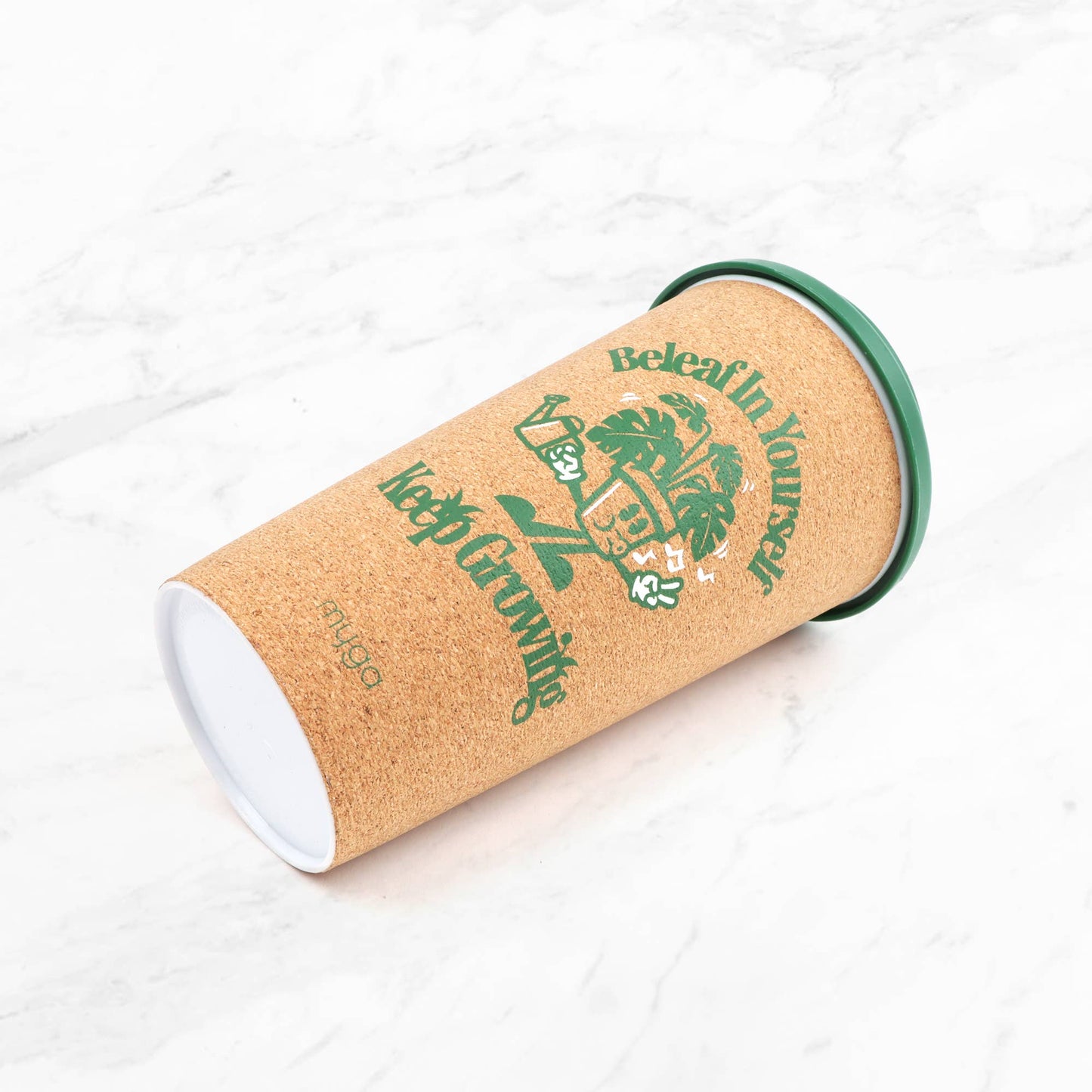 Double-Walled Cork Travel Cup -  Beleaf