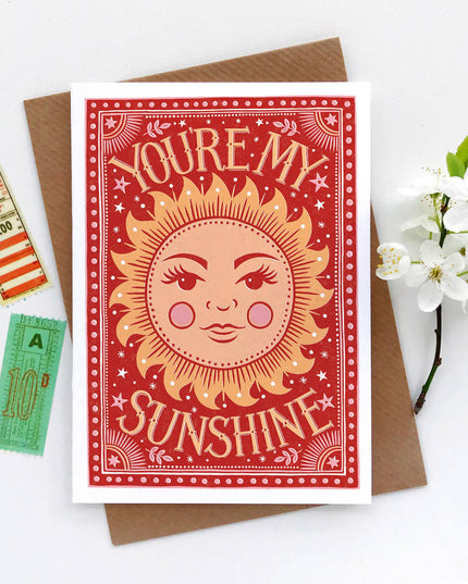 Celestial You're My Sunshine Card