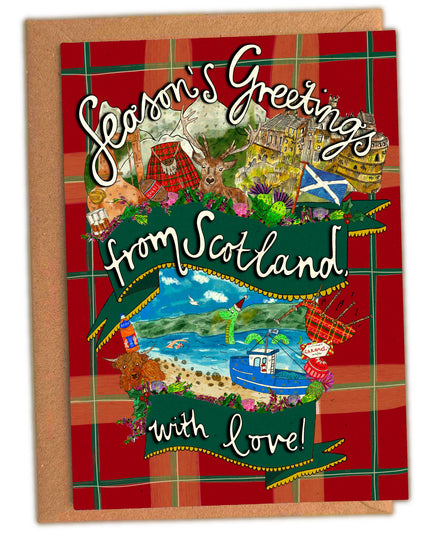 Greetings from Scotland, with love! Christmas Card