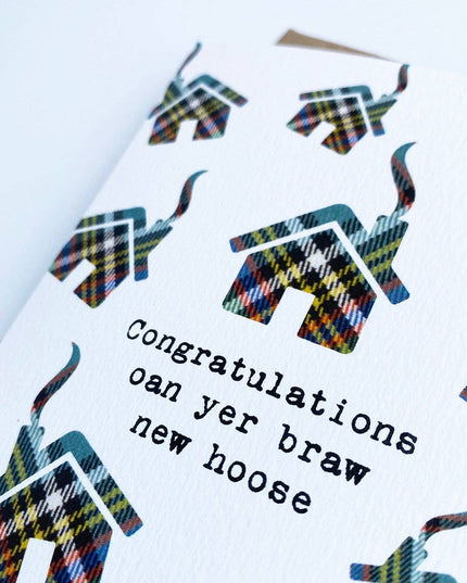 Braw New Hoose | Scottish Greeting Card | New Home Card