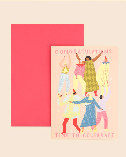 Time To Celebrate Congratulations Card | Achievement Card