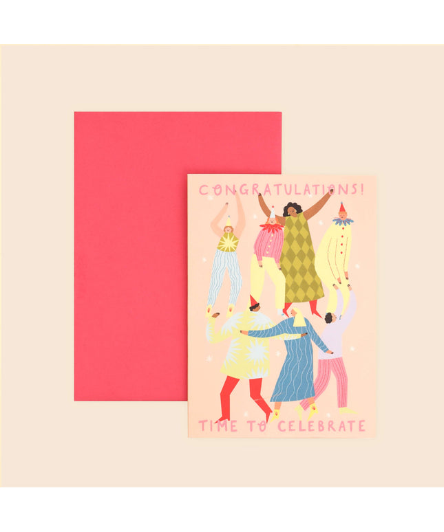 Time To Celebrate Congratulations Card | Achievement Card