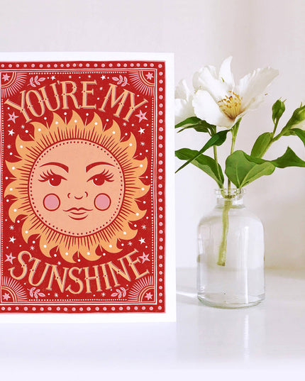 Celestial You're My Sunshine Card