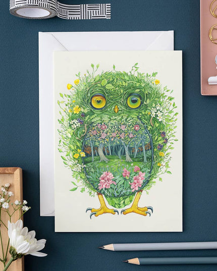 Owl from the Wild Wood Card