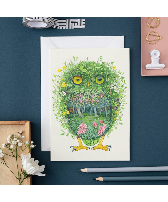 Owl from the Wild Wood Card