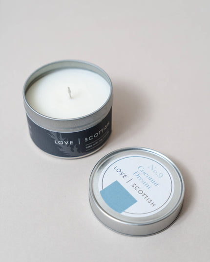 Coconut Dream Scented Candle Tin