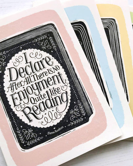 Book Lovers Quote Card Collection
