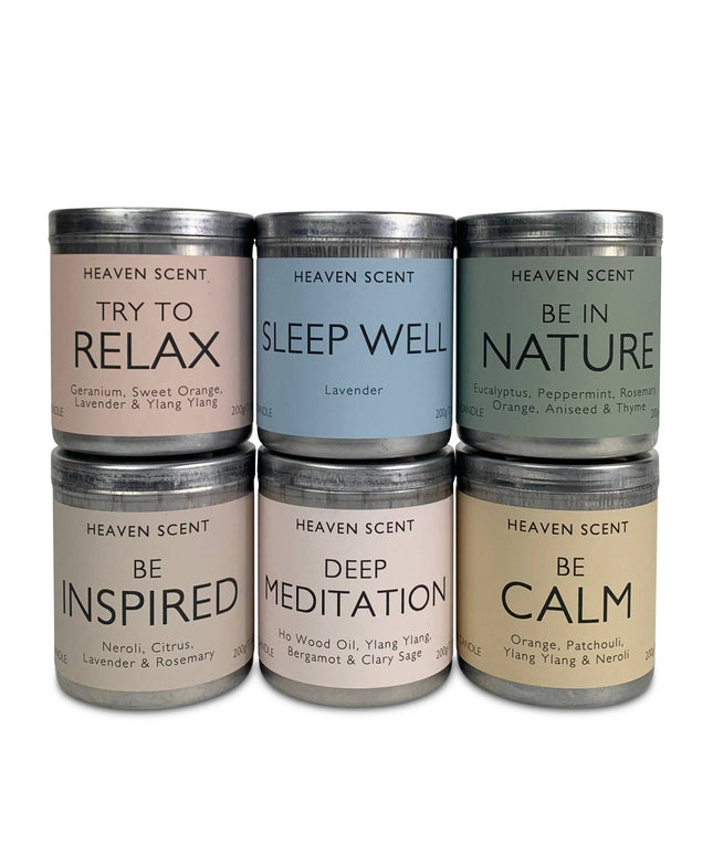 Be Inspired / Be Calm - 200g Tin Candle