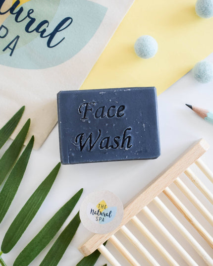 Charcoal Face Wash - Cleansing Bar Lavender Tea Tree