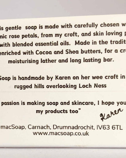 Scottish Wild Rose. Scottish Botanical Soap