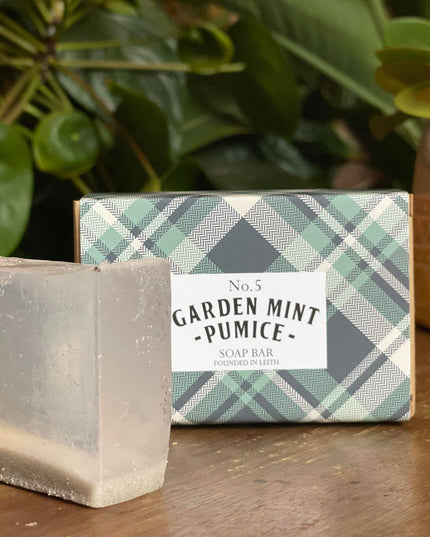Tartan Soap Bar - Garden Mint & Pumice