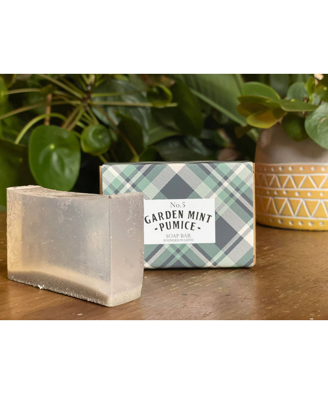 Tartan Soap Bar - Garden Mint & Pumice