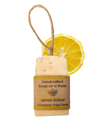 Lemon Sorbet Soap On A Rope 100g