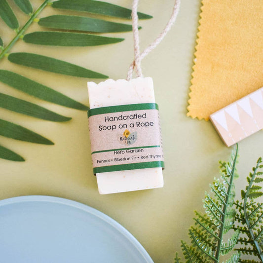 Herb Garden ** Soap On A Rope 100g **  Vegan