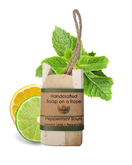 Peppermint Sours **Soap On A Rope ** 100g