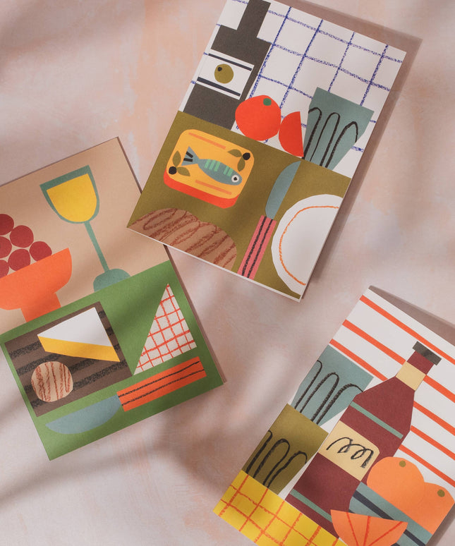 Cheese and Wine Card | Cheese Card | Blank Card