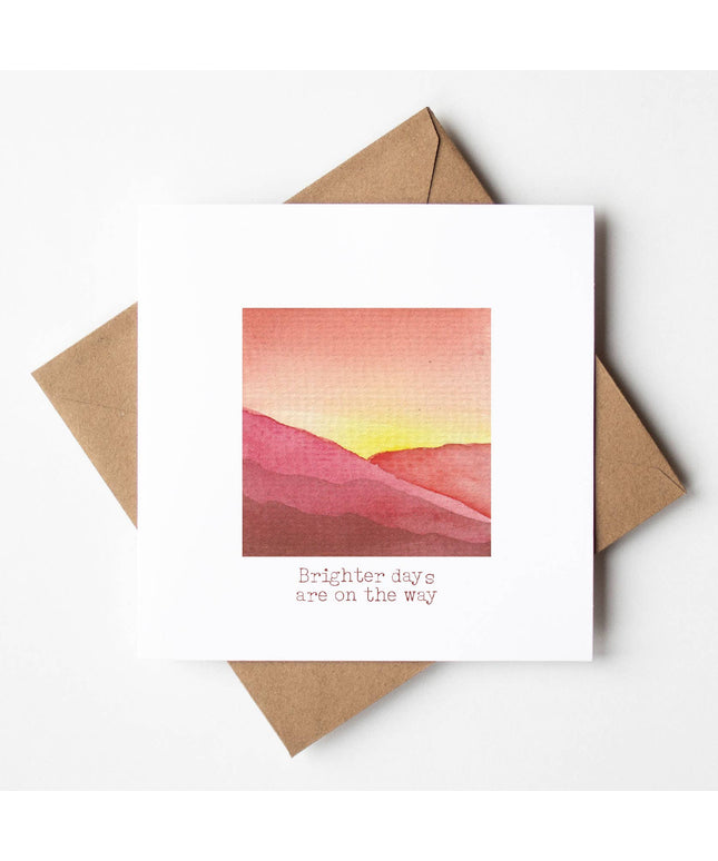 'Brighter Days' Scottish Watercolour Card