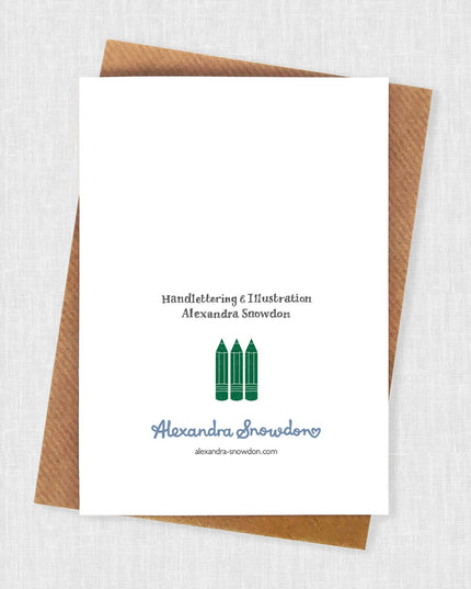 The Pencils of Prosperity Artist and New Business Card