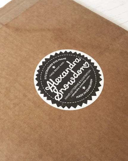 Home Together Camping Print