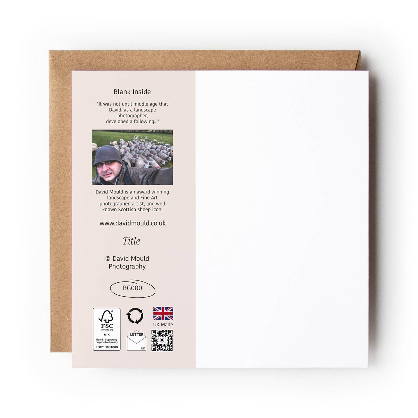 Thistle Emblem Textured Card