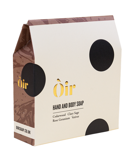 Oir Soap * Cedarwood, clary sage, rose geranium, vetiver hand & body soap