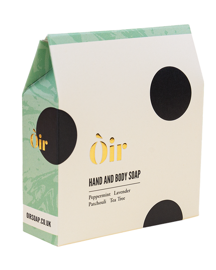 Oir Soap * Peppermint, lavender, patchouli, tea tree hand & body soap
