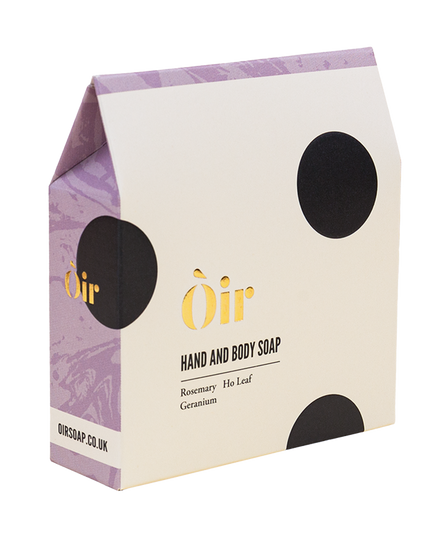 Rosemary, ho leaf, geranium hand & body soap