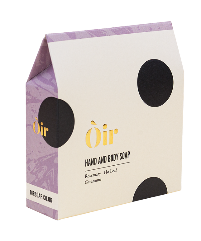 Rosemary, ho leaf, geranium hand & body soap